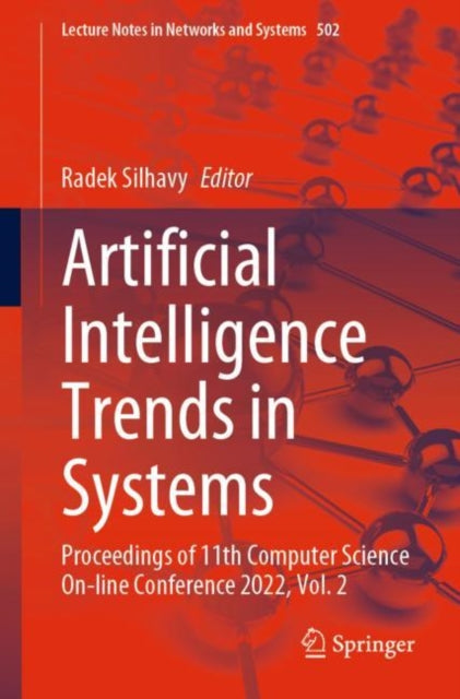 Book cover of: Artificial Intelligence Trends in Systems. By: Radek Silhavy
