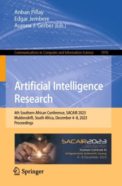 Book cover of: Artificial Intelligence Research. By: Anban Pillay