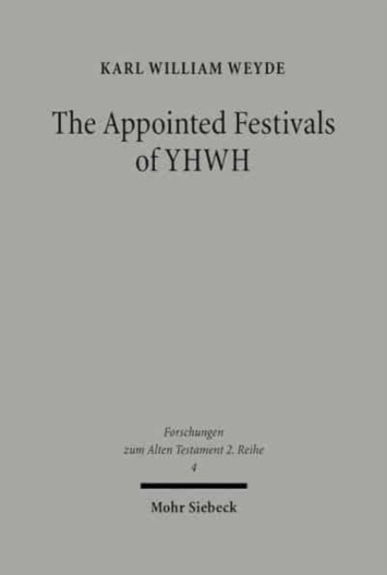 Book cover of: Appointed Festivals of YHWH