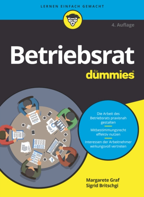 Book cover of: Betriebsrat fur Dummies. By: Margarete Graf
