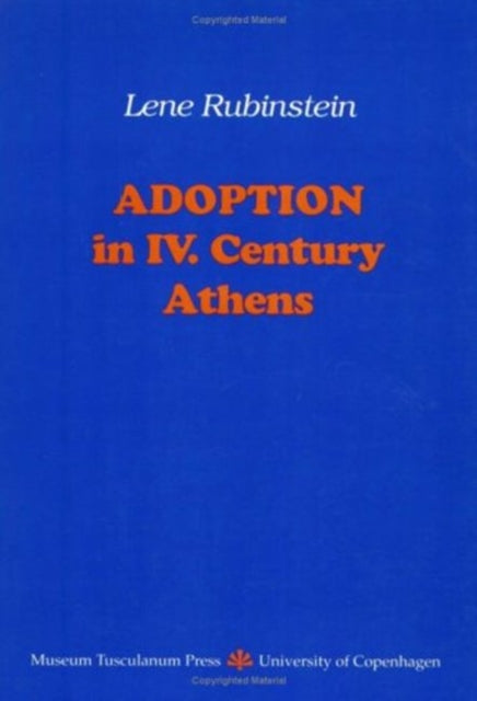 Book cover of: Adoption in IV Century Athens