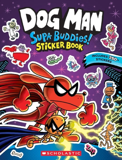 Book cover of: Dog Man: Supa Buddies Sticker Book