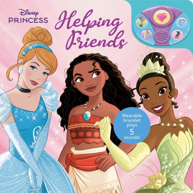 Book cover of: Disney Princess: Helping Friends Book and Bracelet Sound Book