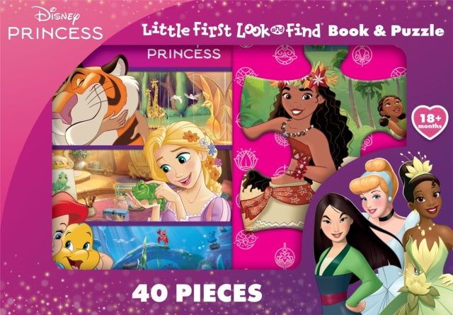 Book cover of: Disney Princess: Little First Look and Find Book & Puzzle