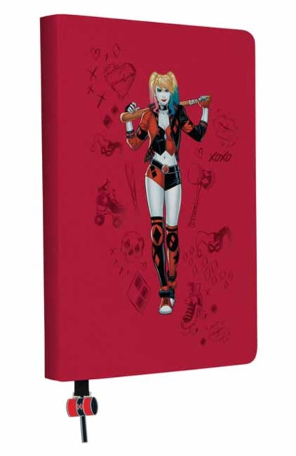 Book cover of: DC: Harley Quinn Journal with Ribbon Charm. By: Insights