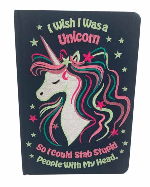 I Wish I Was A Unicorn Embroidered Journal 9798886634822 Insights