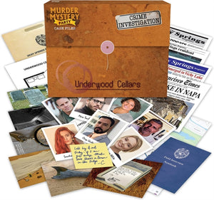 Murder Mystery Party Case Files - Underwood Cellars
