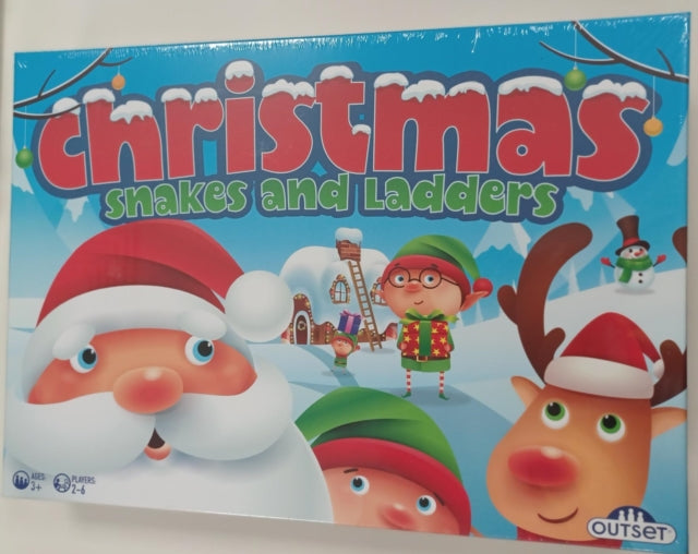 Christmas Snakes & Ladders Board Game