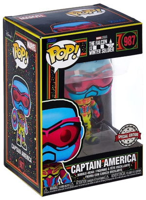 Funko Pop! Marvel - Black Light Captain America
