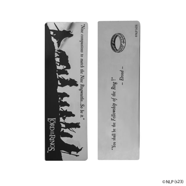 Book cover of: Fellowship of the Ring Metal Bookmark