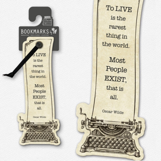 Book cover of: Academia Bookmarks - Typewriter