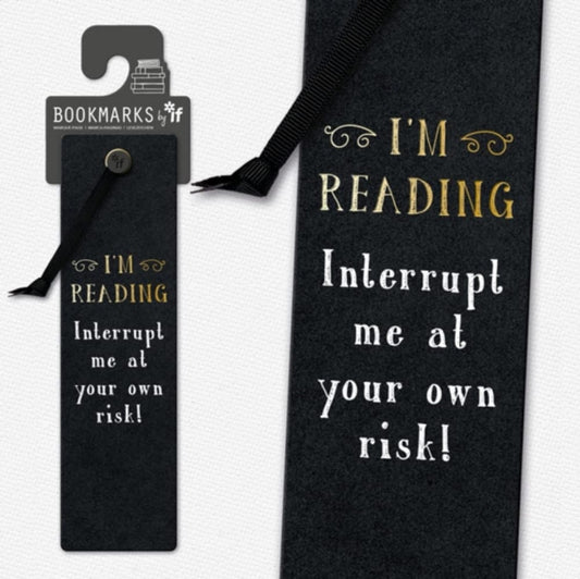Book cover of: Literary Bookmarks - Interrupt Me
