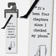 Book cover of: Literary Bookmarks - Checked My Phone