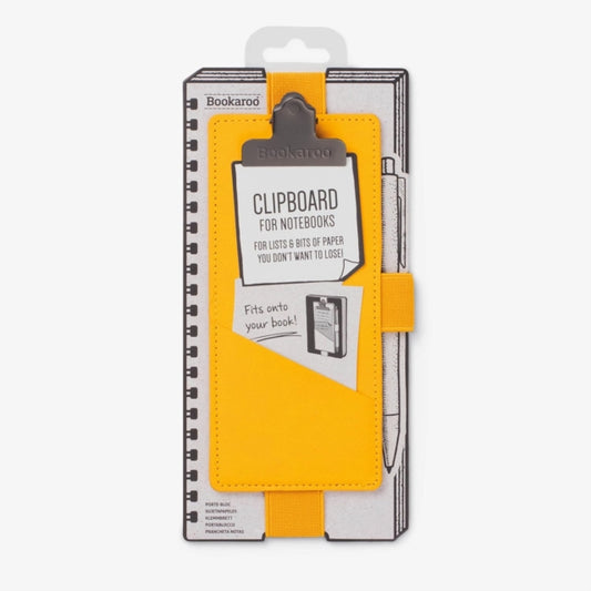 Book cover of: Bookaroo Notebook Clipboard - Yellow