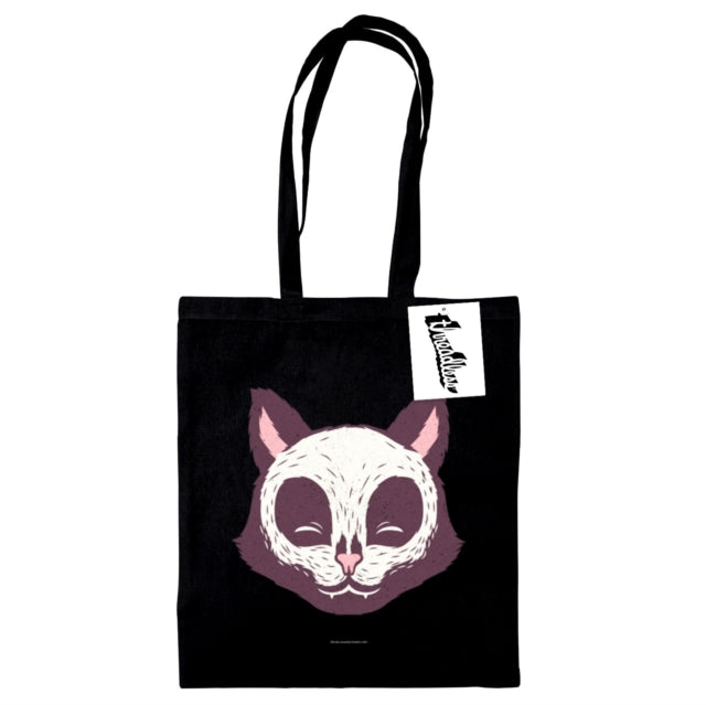 Book cover of: Tobe Fonseca (Cat Skull Face) Black Tote Bag
