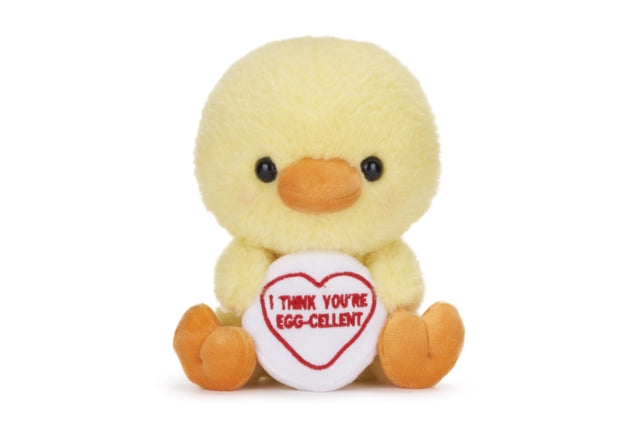 Book cover of: Love Hearts 7" Egg-Cellent Chick Plush Gift