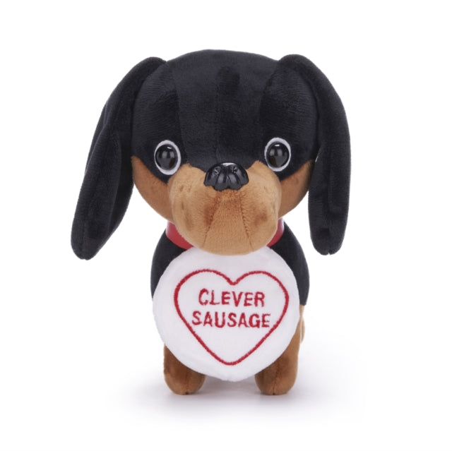 Book cover of: Love Hearts 7" Clever Sausage Dog Plush Gift
