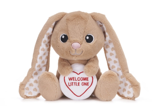 Book cover of: Love Hearts 7" Welcome Little Bunny Plush Gift