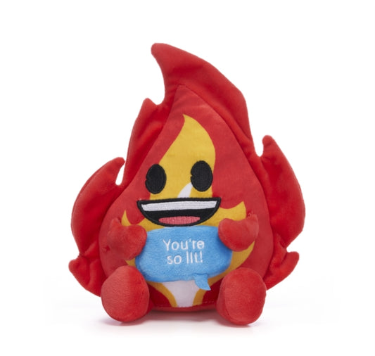 Book cover of: 7" Flame Emoji Plush Gift