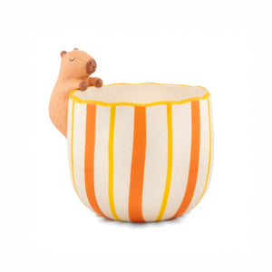 Peeking Capybara Planter