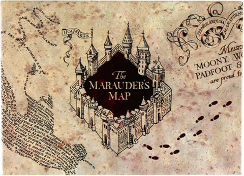 Magnet Metal - Harry Potter (Marauder's Map)