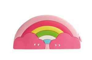 Rainbow Silicone Pencil Case