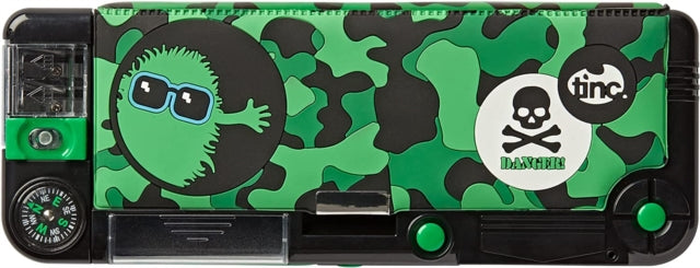 Book cover of: Hugga Camo 'Snap' Compartment Pencil Case (Filled)