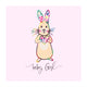 Book cover of: Baby Girl Greetings Card