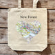 Book cover of: OS Map Premium Canvas Tote Bag - New Forest National Park