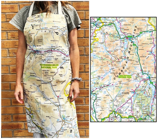 Book cover of: OS Map Adult Apron - Lake District National Park