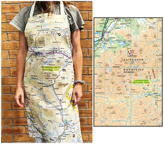 Book cover of: OS Map Adult Apron - Cairngorms National Park