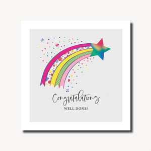 Pretty Lilly Congratulations Rainbow Star