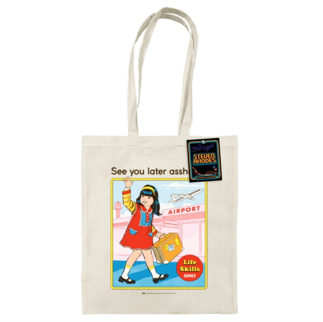 Book cover of: Steven Rhodes (See You Later) Natural Tote Bag