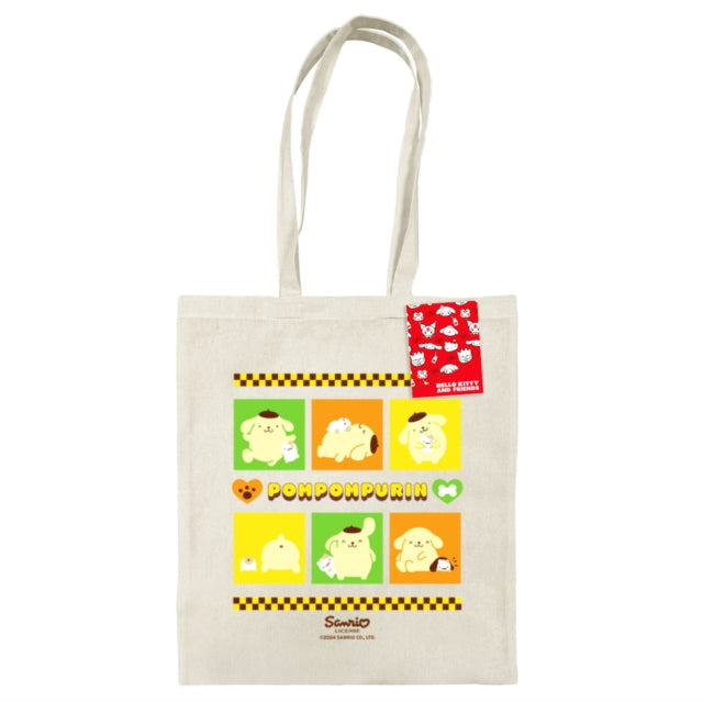 Book cover of: Hello Kitty (Pompompurin) Natural Tote Bag