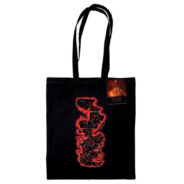 Book cover of: House Of Dragons (Map) Black Tote Bag