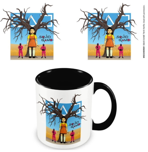 Book cover of: Squid Game 2 (Red Light, Green Light)  Black Coloured Inner Mug