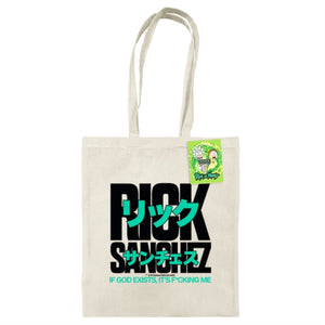 Rick And Morty (If God Exists) Natural Tote Bag