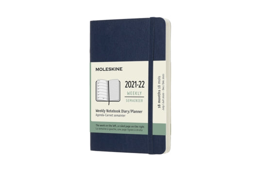 Book cover of: Moleskine 2022 18-Month Weekly Pocket Softcover Notebook