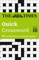 Book cover of: Times Quick Crossword Book 16. By: The Times Mind Games
