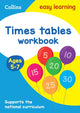 Book cover of: Times Tables Workbook Ages 5-7. By: Collins Easy Learning Staff