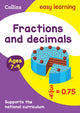 Book cover of: Fractions and Decimals Ages 7-9. By: Collins Easy Collins Easy Learning