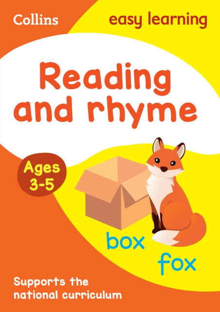 Book cover of: Reading and Rhyme Ages 3-5. By: Collins Easy Collins Easy Learning