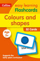 Book cover of: Colours and Shapes Flashcards. By: Collins Easy Collins Easy Learning