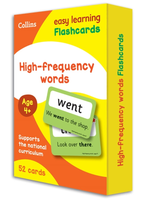 Book cover of: High Frequency Words Flashcards. By: Collins Easy Learning Staff