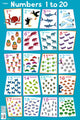 Book cover of: Numbers 1 - 20. By: Steve Evans
