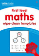Book cover of: First Level Wipe-Clean Maths Templates for CfE Primary Maths. By: Leckie and Leckie