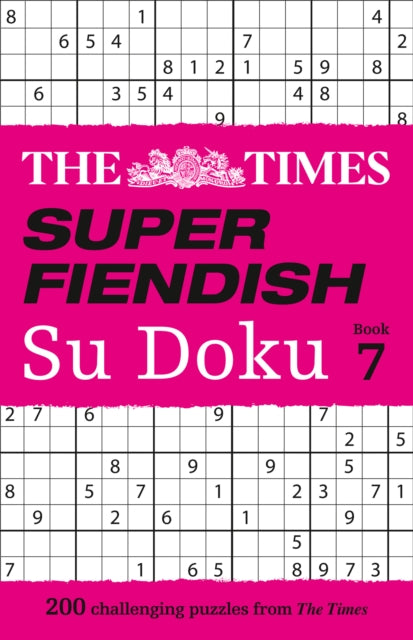 Book cover of: Times Super Fiendish Su Doku Book 7. By: The Times Mind Games