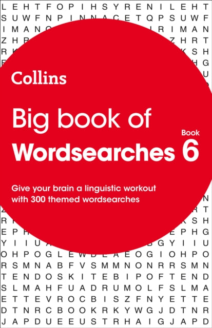 Book cover of: Big Book of Wordsearches 6. By: Collins Puzzles Staff