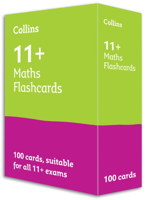 Book cover of: 11+ Maths Flashcards. By: Letts Letts 11+