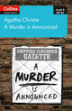 Book cover of: murder is announced. By: Agatha Christie
